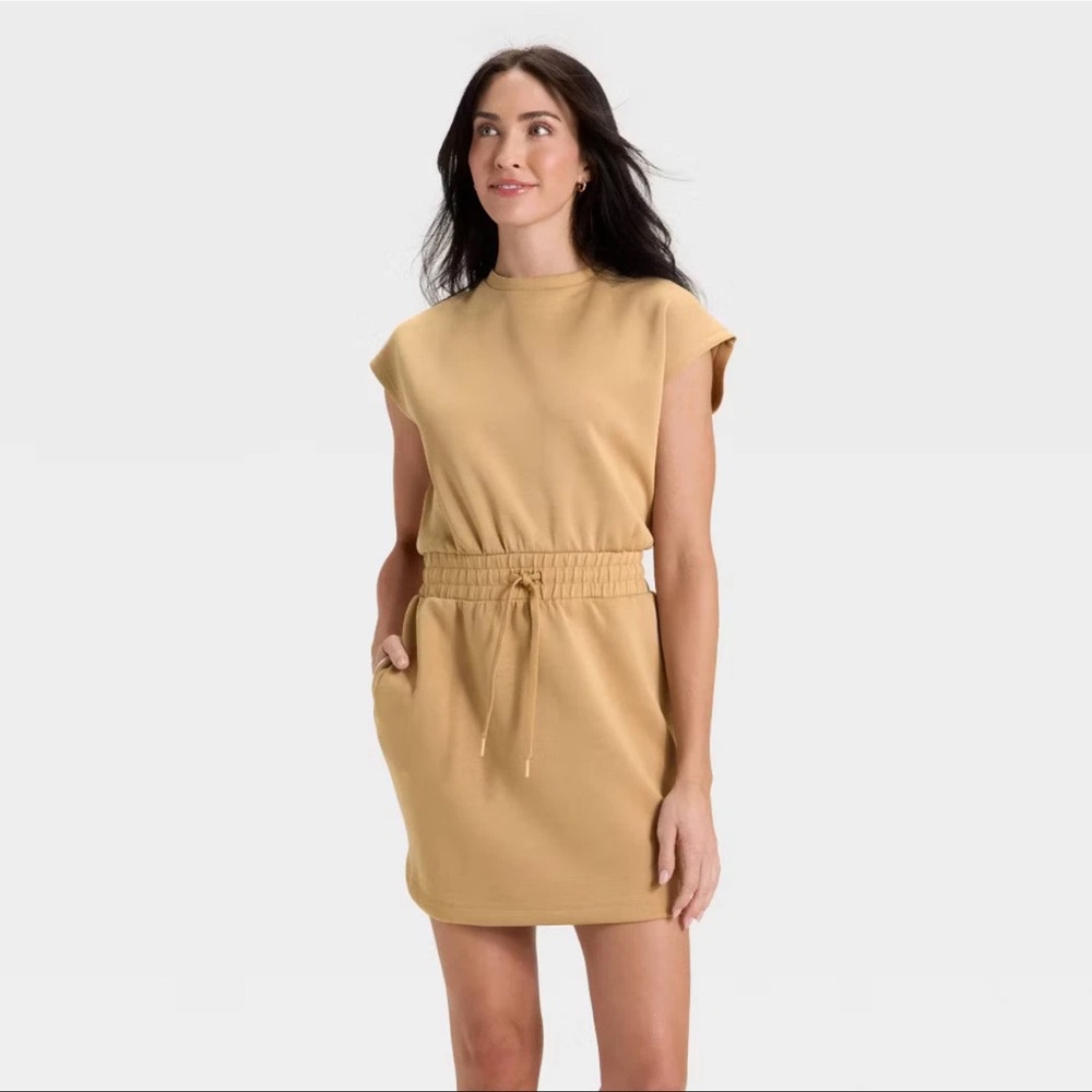 All In Motion Women's Airy Sleek Active Dress Tan Size Small - Picture 9 of 9